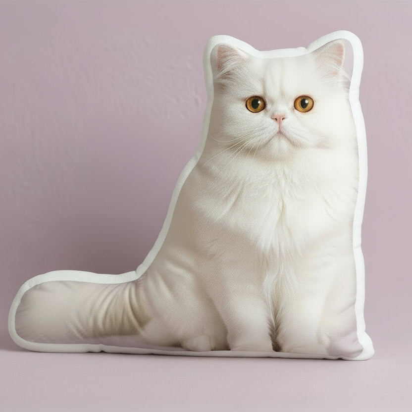 Custom Shaped Cat Pillow